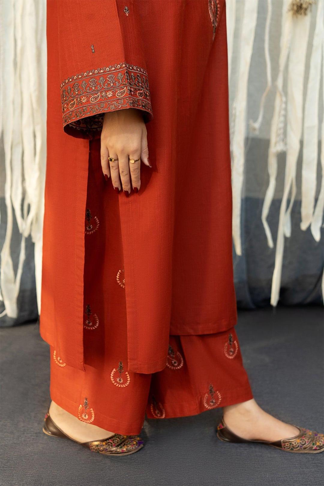 Product Name : 3 Pcs Women's Unstitched Embroidered Suit